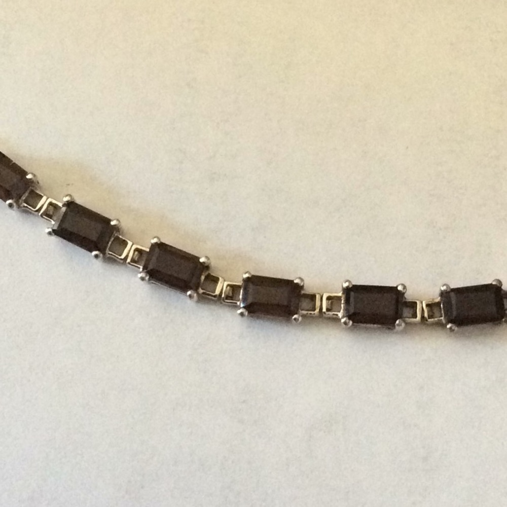 SS Smokey Quartz Bracelet